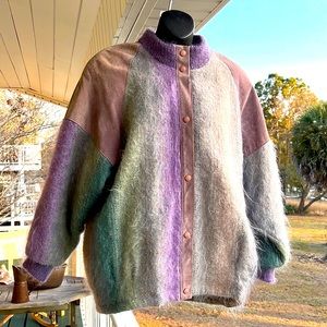 Vintage Jinx Senior Women's Wool Mohair Blend Jacket - Lined Y2K 90’s 🌸